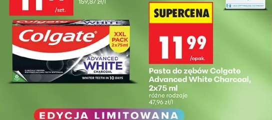 Pasta do zębów Colgate Advanced White Charcoal 2-pak