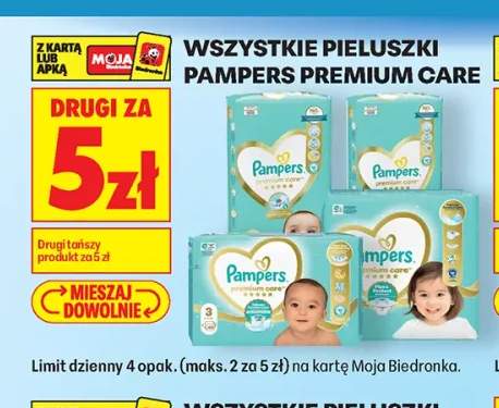 Pieluszki Pampers Premium Care