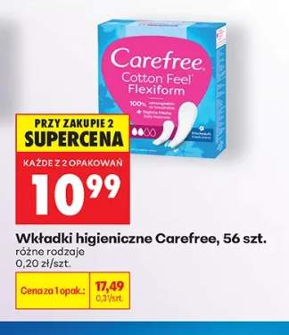 Wkładki higieniczne Carefree