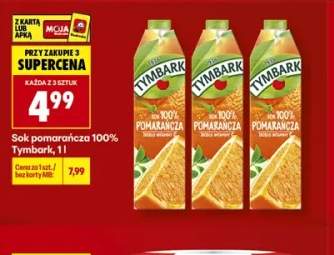 Sok pomarańcza Tymbark 100%