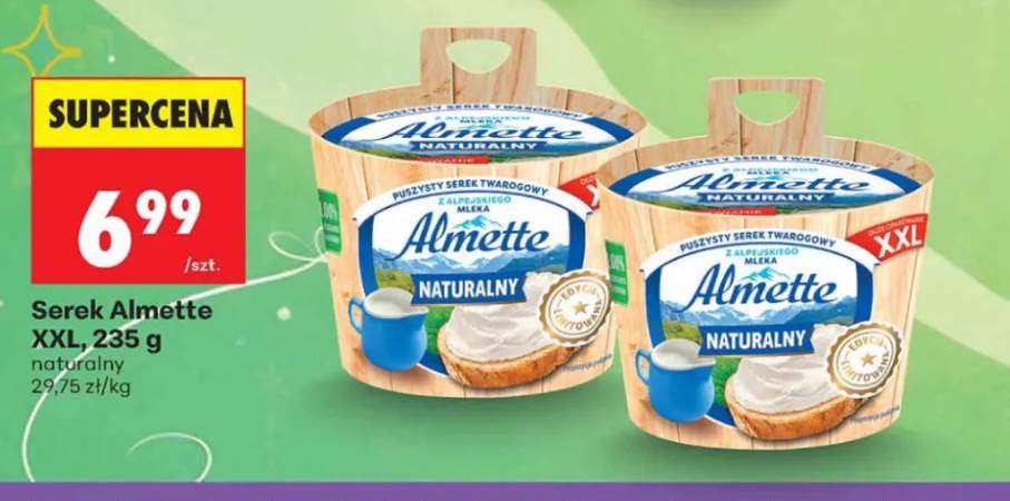 Serek Almette XXL naturalny