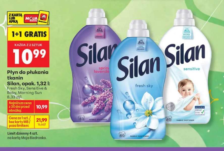 Płyn do płukania tkanin Silan Spring Lavender +3 warianty
