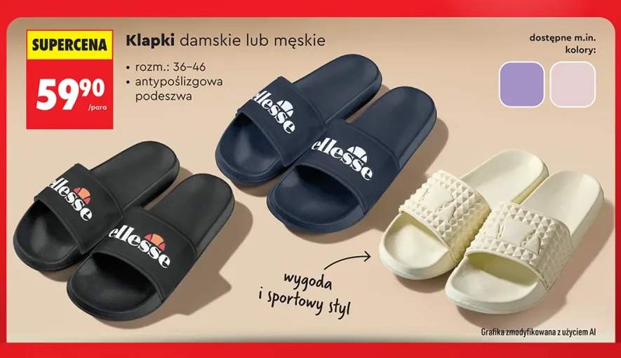 Klapki damskie Ellesse +1 wariant