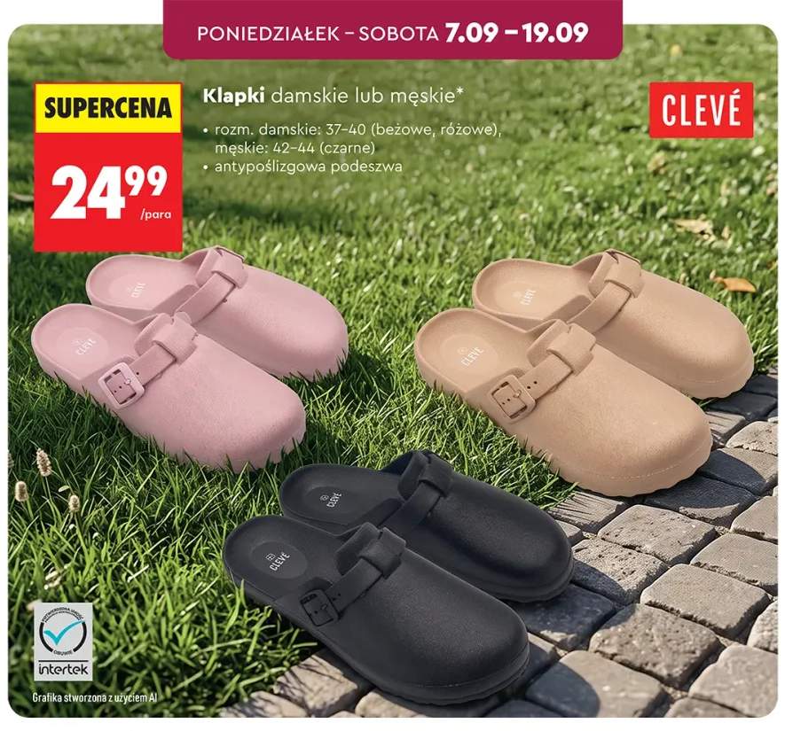 Klapki damskie Clevé +1 wariant