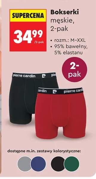 Bokserki męskie Pierre Cardin 2-pak