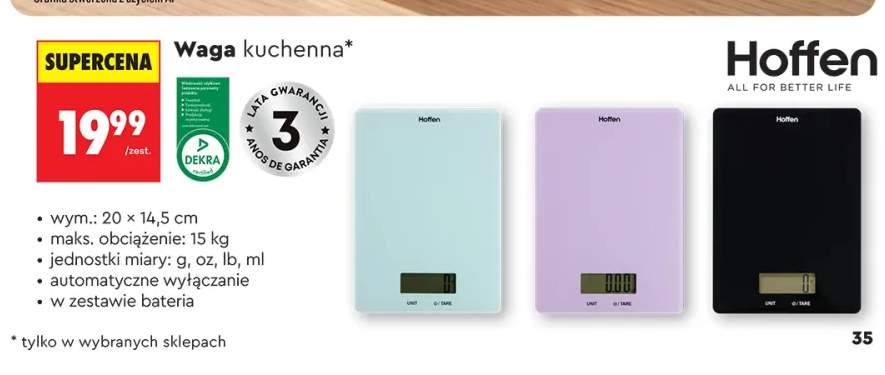 Waga kuchenna Hoffen