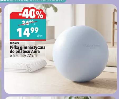 Piłka gimnastyczna do pilatesu Aura Spokey