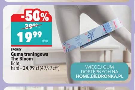 Guma treningowa The Bloom light Spokey +1 wariant