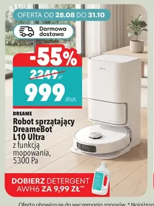 Robot sprzątający DreameBot L10 Ultra z funkcją mopowania Dreame