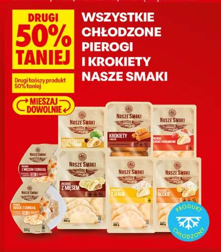 Chłodzone pierogi i krokiety Nasze Smaki +8 wariantów