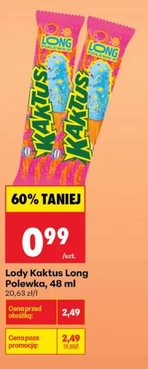 Lody Kaktus Long Polewka
