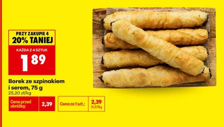 Borek ze szpinakiem i serem