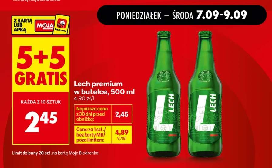 Piwo Lech Premium
