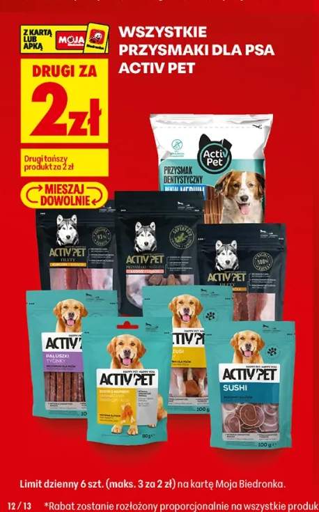 Paluszki tycinki dla psa Activ Pet +5 wariantów