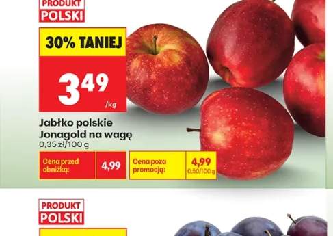Jabłko polskie Jonagold na wagę