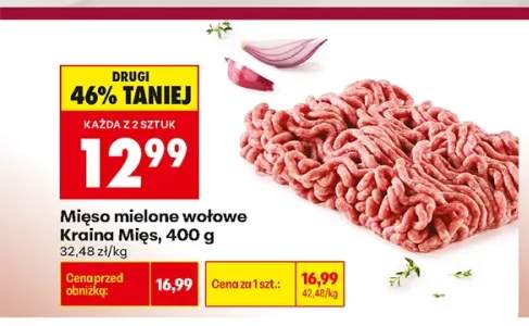 Mięso mielone wołowe Kraina Mięs