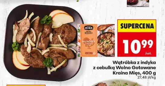 Wątróbka z indyka z cebulką Wolno Gotowane Kraina Mięs