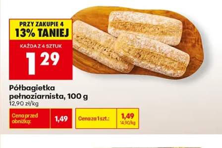 Półbagietka pełnoziarnista