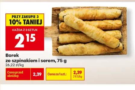 Borek ze szpinakiem i serem