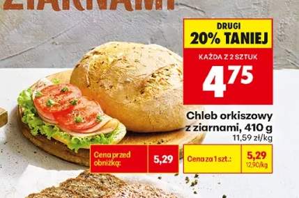 Chleb orkiszowy z ziarnami