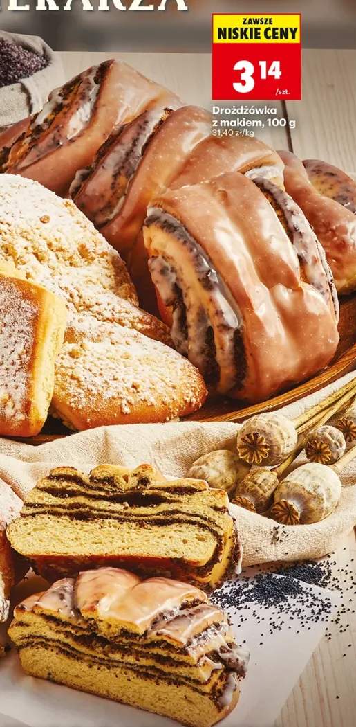 Drożdżówka z makiem