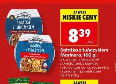 Sałatka z tuńczykiem Marinero z komosą ryżową czerwoną soczewicą i suszonymi pomidorami +1 wariant