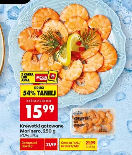 Krewetki gotowane Marinero