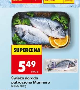 Świeża dorada patroszona Marinero