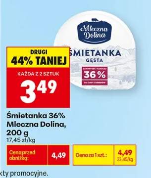 Śmietanka Mleczna Dolina 36%