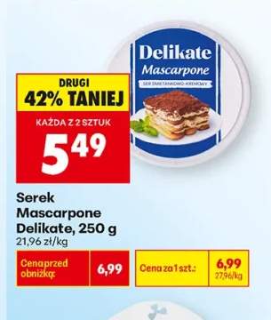 Serek mascarpone Delikate