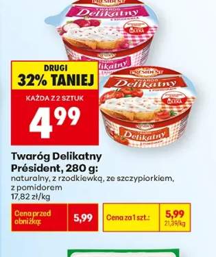 Twaróg delikatny Président ze szczypiorkiem +3 warianty