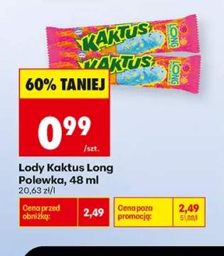 Lody Kaktus Long Polewka