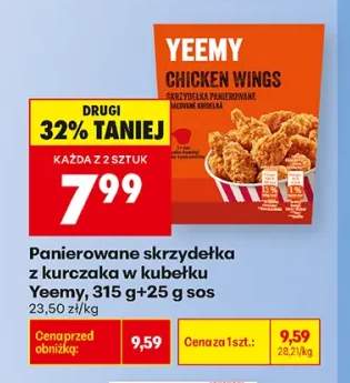 Panierowane skrzydełka z kurczaka w kubełku Yeemy