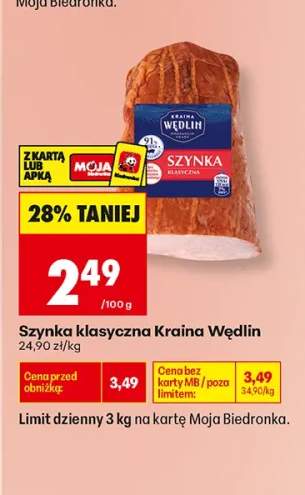 Szynka klasyczna Kraina Wędlin