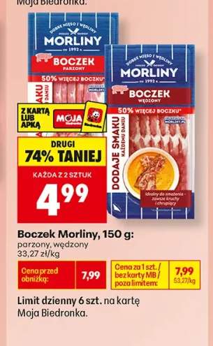 Boczek parzony Morliny +1 wariant
