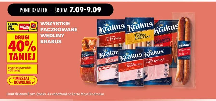 Boczek wędzony parzony Krakus +8 wariantów