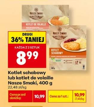 Kotlet schabowy Nasze Smaki +1 wariant