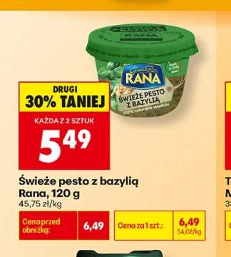 Świeże pesto z bazylią Rana