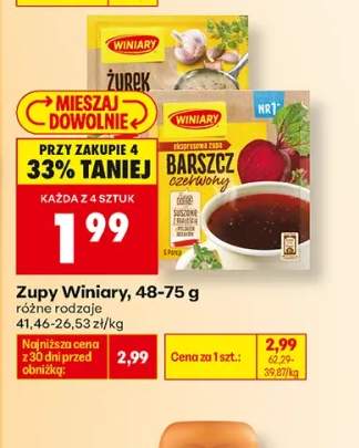 Zupa barszcz czerwony Winiary +1 wariant