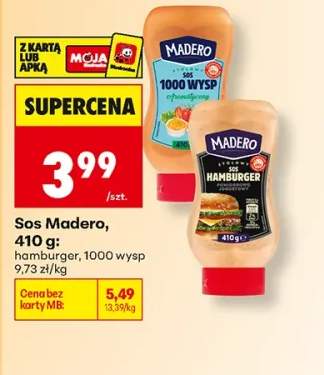 Sos hamburger Madero +1 wariant