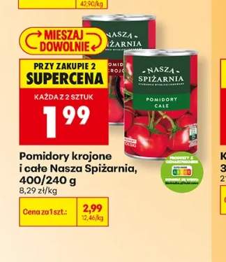 Pomidory krojone Nasza Spiżarnia +1 wariant