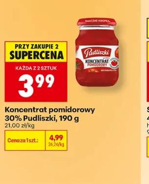 Koncentrat pomidorowy 30% Pudliszki