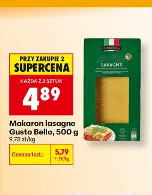 Makaron lasagne Gusto Bello
