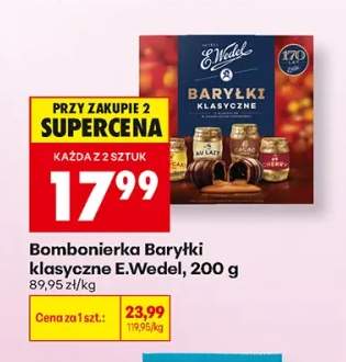 Bombonierka Baryłki klasyczne E.Wedel