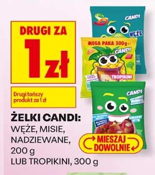 Żelki Candi węże +3 warianty