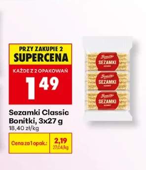 Sezamki Classic Bonitki 3-pak
