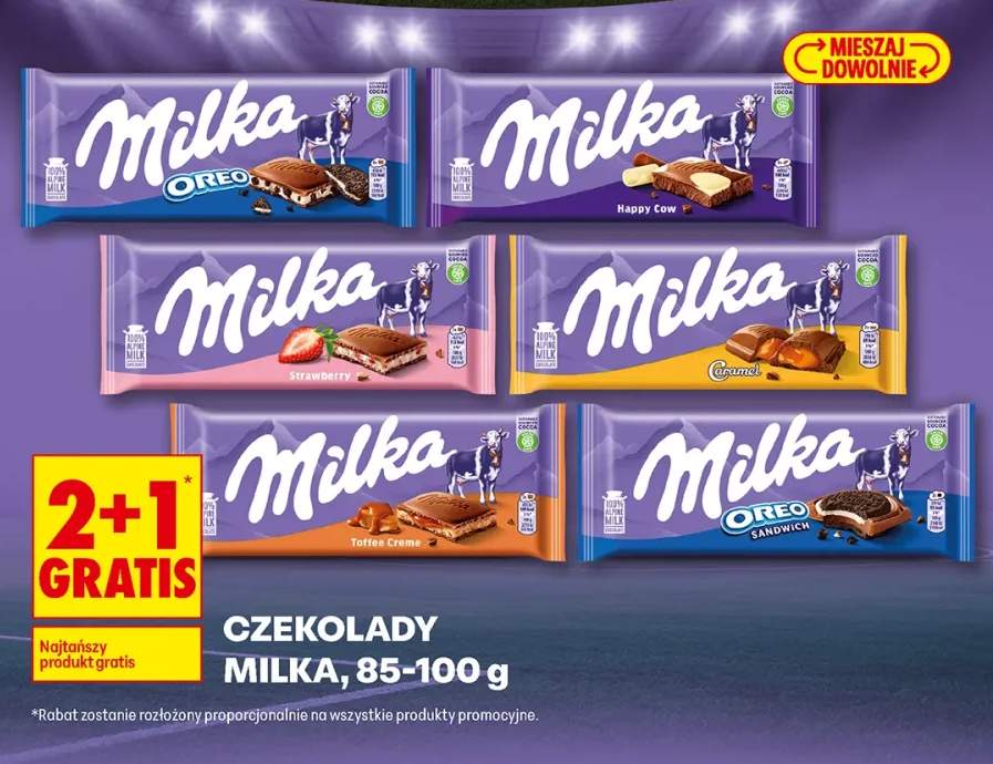 Czekolada Milka Oreo +5 wariantów
