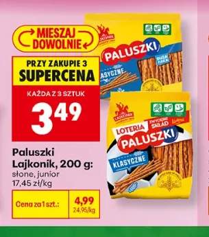 Paluszki Lajkonik junior +1 wariant