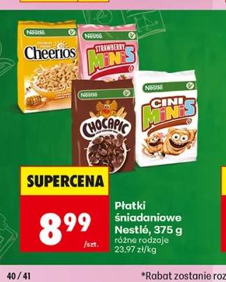 Płatki śniadaniowe Strawberry Minis Nestlé +3 warianty
