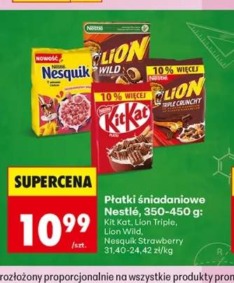Płatki śniadaniowe Nestlé Kit Kat +3 warianty
